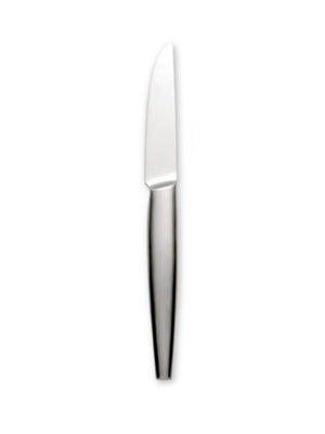 A table knife from the Bold Cutlery Range features a smooth, slightly curved blade and rounded handle, shown vertically on a plain white background‚Äîan ideal accent for contemporary design.