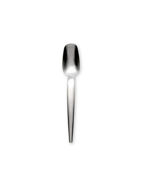 A single stainless steel spoon from the Bold Cutlery Range, with a rounded bowl and straight, modern handle, is shown against a plain white background.