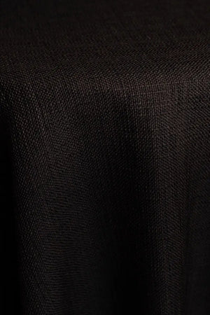 A Dark Brown table linen with a smooth refined texture that enhances tables with timeless elegance.