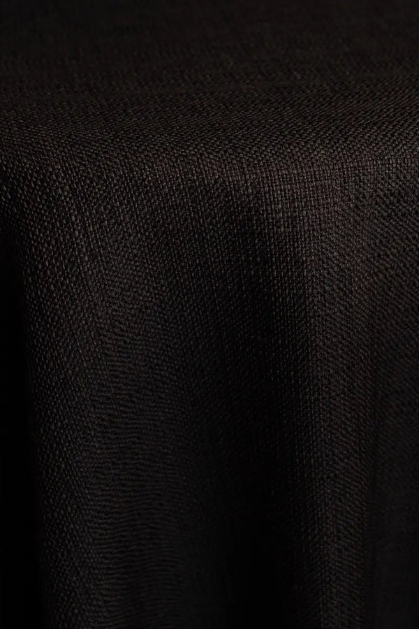 A Dark Brown table linen with a smooth refined texture that enhances tables with timeless elegance.