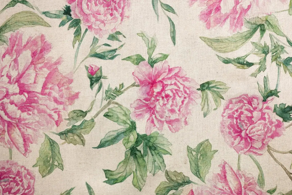 Table linen with soft pink florals infuse romantic charm and timeless beauty into elegant tablescapes.